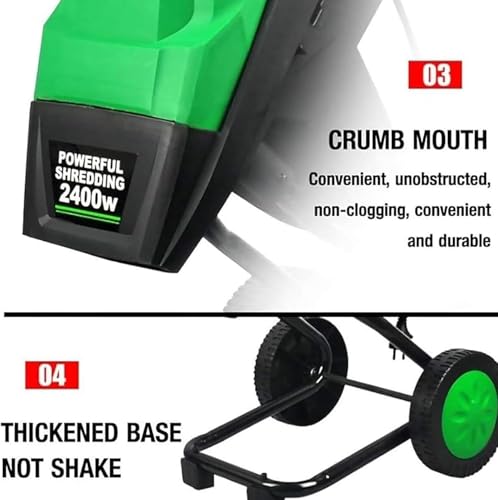Trituradora de abono de ramas ideal para la limpieza de hojas en tu césped 6
