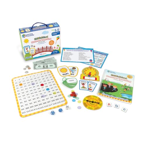 Learning Resources Skill Builders 252-teiliges Sommer-Lernset für Kinder ab 5 bis 6 Jahren, für Kinder von Kindergarten bis zum ersten Jahr