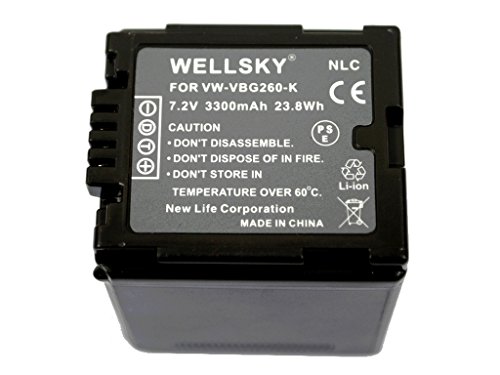 Amazon | NLC VW-VBG260-K VW-VBG260 互換バッテリー [ 純正充電