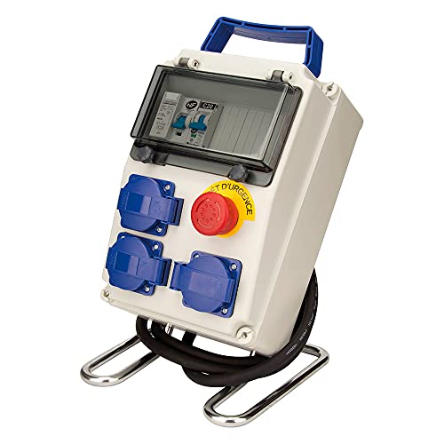 Coffret de chantier étanche IP54 Zenitech pour sécuriser les branchements 32A - 6