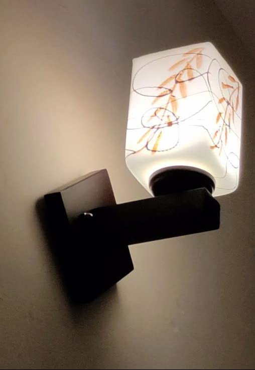 Sponsored Ad - Designer Home Decorative Modern Wall lamp /Decorative Light for Indoor Application Without Bulb walllight (Corded Electric,White Color) Wooden Patti Katti