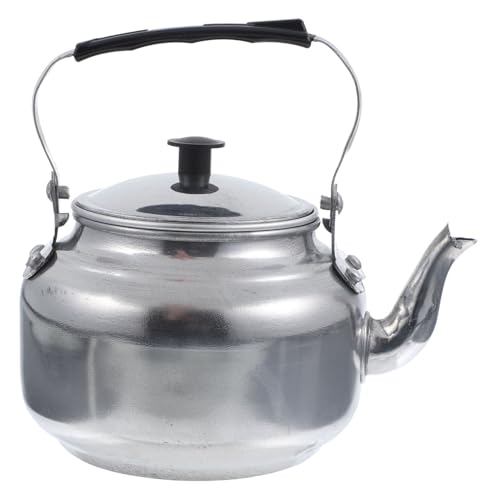 INOOMP Bollitore in Lega di Alluminio con Filtro Integrato Teiera Vintage per Cucina e Uso Quotidiano Resistente e Adatto Cucine Induzione Design Unico e Colori Casual Colore Casuale