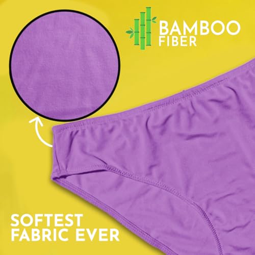 Image of HEELIUM Bamboo Underwear for Women | Ultra-Soft, Breathable & Odour-Free | 3X Softer Than Cotton | Moisture-Wicking | Ideal for Sensitive Skin & All-Day Comfort