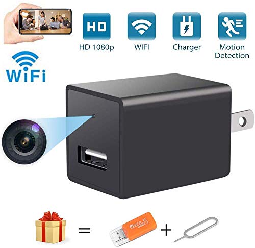 Spy Camera Wireless Hidden WiFi Camera with Remote View Portable Full HD 1080P