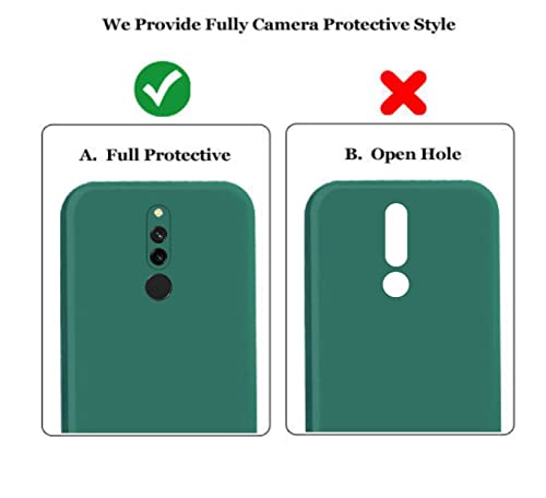 Image of A rtistque Back Cover Case for Mi Redmi 8 with Camera Protection | Shockproof TPU | Stylish Protective Design | Slim Fit | Ultra Matte | Mi Redmi 8 Back Cover - Green