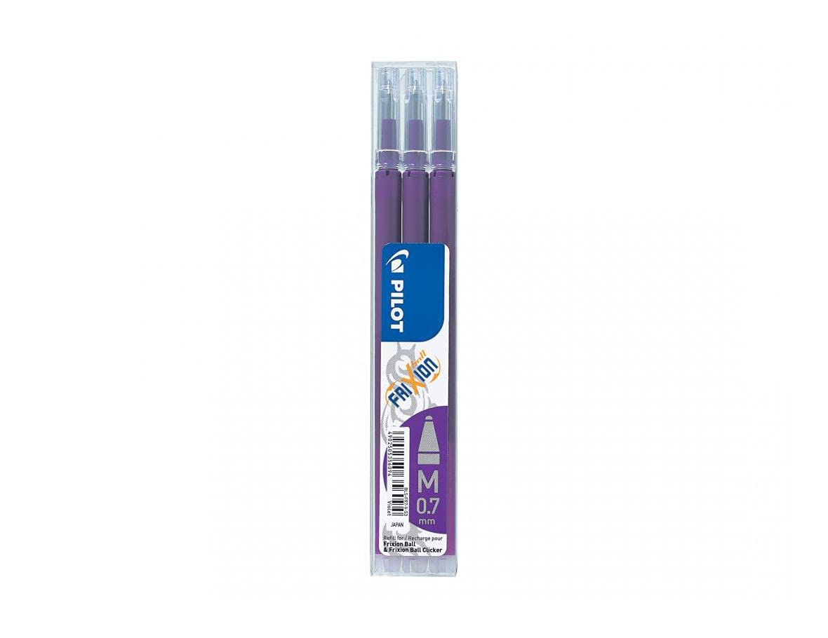 PILOT Lot de 12 Sets de 3 Recharges friXion Ball (BLS-​FR7) Violet
