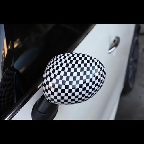 Protection rétroviseur MINI Cooper F55 F56 ABS résistant effet carbone 2pc - 7