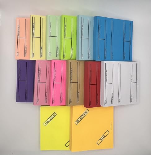 Pull Planning Last Planner Lean Construction Multi-Color Sticky Note Pad Tags Trade Partners Subcontractors (154 Pads) (154)