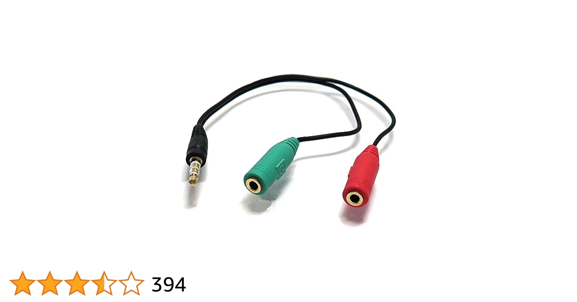 SSA製 3.5mm4極 音声・マイク分岐送料込