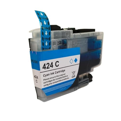 Cartouche d'encre LC424 cyan pour remplacer votre réservoir vide sur DCP J1200DW