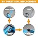 altivox RV Toilet Seal and Socket RV Toilet Flange Kit, ​Compatible with Do-Metic 300/310/320 RV Toilets Replaces 385345892 Flange and 385311658 Flush Seal and 385311652 RV Toilet Seal (3 in 1)