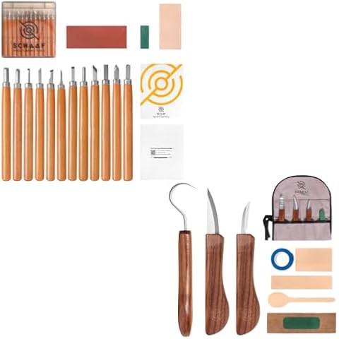 12-Piece Pen Chisels and 3-Piece Knife Set Cover