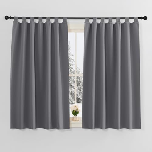 PONY DANCE Cortinas Termicas 140x145 cm, Gris