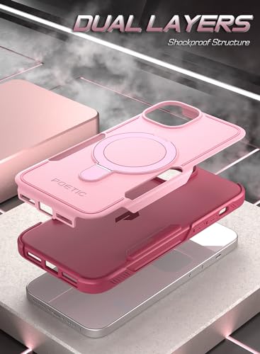 Coque antichoc iPhone 15 Plus MagSafe double couche contre les chutes