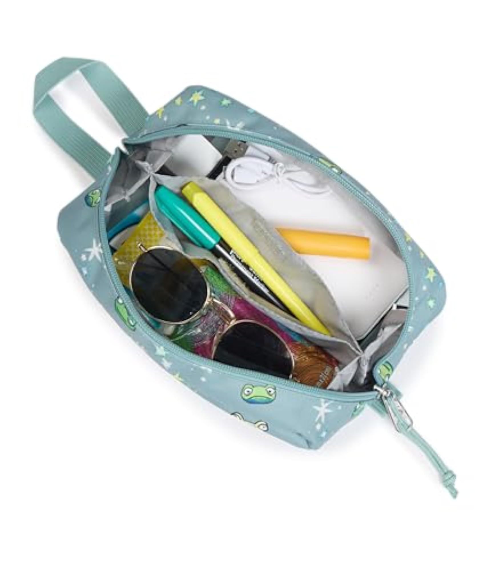 Accordion Opening Perfect Pouch with Dividers