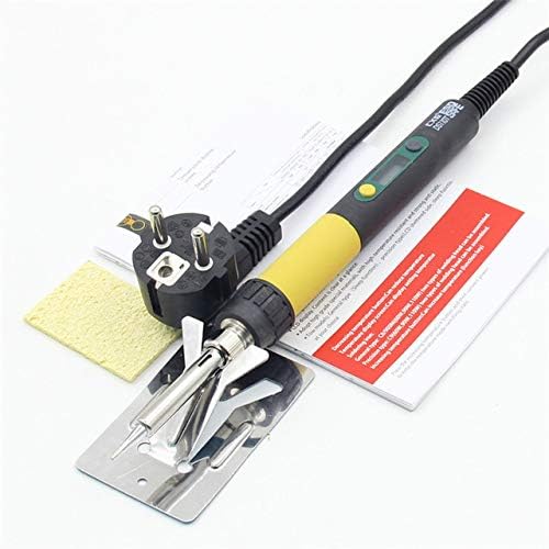 Soldering CXG DS110T electric soldering iron 220V 110W rework soldering station welding tools temperature adjust soldering iron 900M tips - (Power: 110V US, Color: 1 Package)