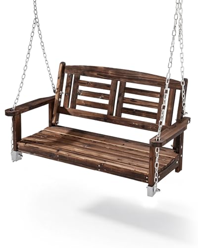 Outvita 44in Wooden Porch Swing