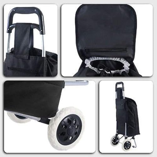 Image of Shopping Bag for Grocery Travel Luggage Cart Large & Lightweight Shopping Trolly Bag Vegetable Trolley Multi-Purpose Grocery Bag Large Capacity & Easy to Carry Removable Bag (1)