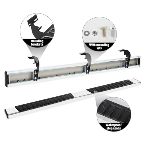 Estribos acero inox pulido para Dodge Ram 1500 miniatura 2