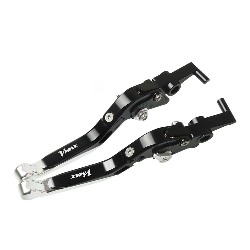 Zdgxfhsrh Titanium Motorcycle Brake Clutch Levers For Ya&Maha V-Max Vmax1200 Vmax1700 Motorcycle Brake Clutch Lever Adjustable Folding Extendable(Titanium)