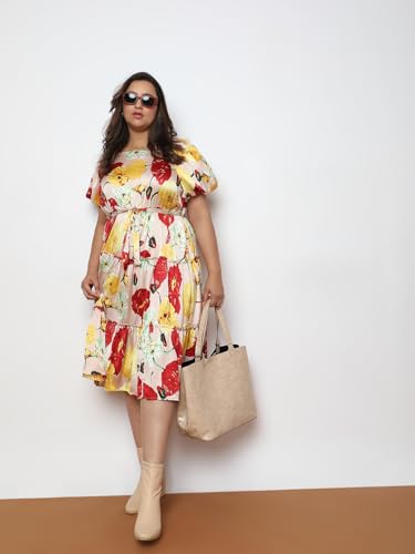 Image of VERO Moda Below The Knee Shift Dress for Women