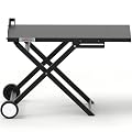 GasOne T-100F Foldable Cart for Grill –BBQ Grill Collapsible Cart with Wheels – Practical and Durable Portable Gas Grill Outdoor Table – Easy Assembly