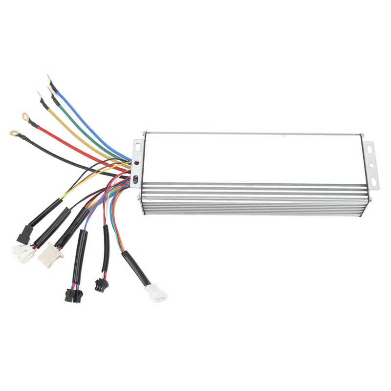 Regulador Patinete Electrico E Bike 48V 50A Controlador de motor sin escobillas Controlador de bicicleta eléctrica con conector Accesorios de scooter de bicicleta eléctrica Controlador Del Motor
