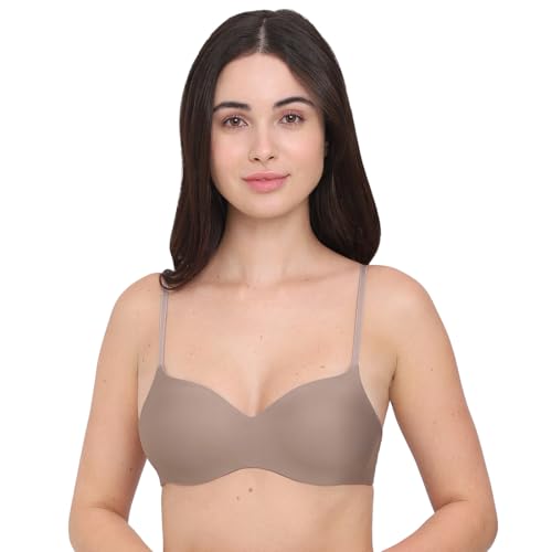 Image of WACOAL Women's Basic Mold |Padded|Non-Wired |3 /4th Cup|Everyday Wear|Seamless|T-Shirt Bra