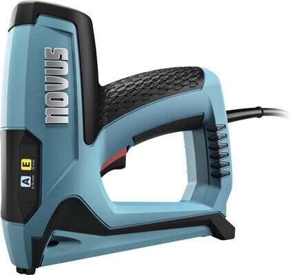 Novus Elektrotacker J-120 (Für Feindrahtklammern bis 14 mm und Nägel bis 16 mm, Gewicht: 1,4 kg, Farbe Blau, Handtacker, Tackerpistole) 031-0362 Novus Elektrotacker J-120 (Für Feindrahtklammern bis 14 mm und Nägel bis 16 mm, Gewicht: 1,4 kg, Farbe Blau, Handtacker, Tackerpistole) 031-0362