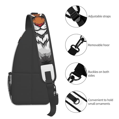 Mochila tipo bandolera para senderismo unisex miniatura 5