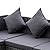 Outsunny 7-Piece Patio Furniture Sets PE Rattan Sectional Sofa Set Outdoor Conversation Set w/Acacia Top Coffee Table & Cushion for Garden, Backyard, Grey
