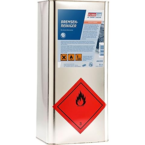Eurolub 10012672 Brake Cleaner, 5L Volume Cover