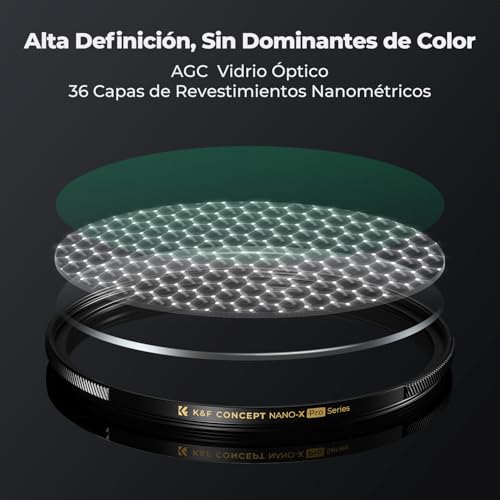 Filtro UV 52mm para objetivos gran angular con cristal HD antirreflejos Nano-Xcel Pro 6