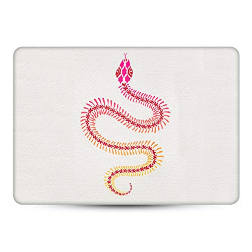 Autocollant Peau MacBook Pro 16 A2485 Serpent Rose Cat Coquillette