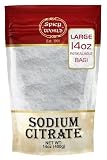 Sodium Citrate Powder 14 Ounce - Food Grade, Non-Gmo - Emulsifier For Cheese, Spherification, And Molecular Gastronomy Cooking