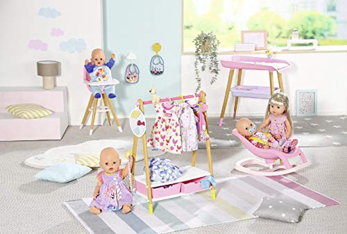 Zapf Creation 828243 BABY born Kleid 43 cm in rosa oder lila inklusive Kleiderbügel, 1 Kleid, Farbe nach Vorrat und… – Bild 6