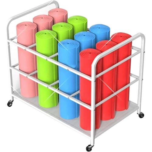 Chariot de rangement tapis fitness pour optimiser votre studio