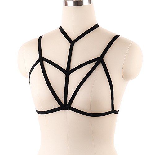 Molie Lingerie Sexy Crossed Sujetador Elástico Color Sólido Recortable Ropa Interior Elegante Moda Chic