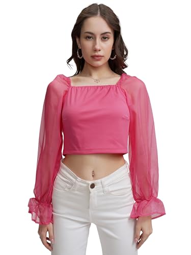 Image of Tokyo Talkies Women's Solid Regular Fit Shirt