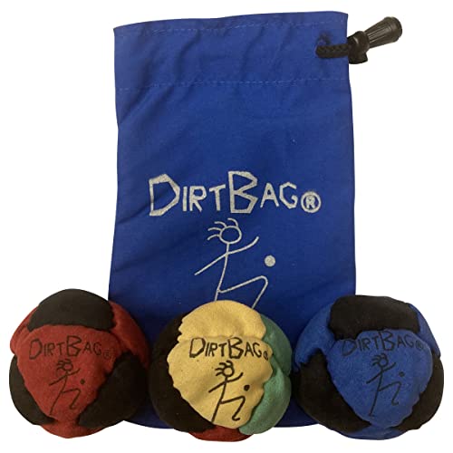 Top 10 Best Shoes for Hacky Sack: Ultimate Buyer’s Guide 12 DIRTBAG Classic Footbag Hacky 3 Pack with Pouch, Unique, Footbag Set with Signature Carry Bag- Red/Rasta/Blue with Blue Pouch.
