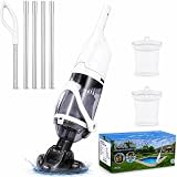 Grelawner 2026 Upgraded Cordless Handheld Pool Vacuum for Above Ground Pool, Rechargeable Small Pool Vacuum...