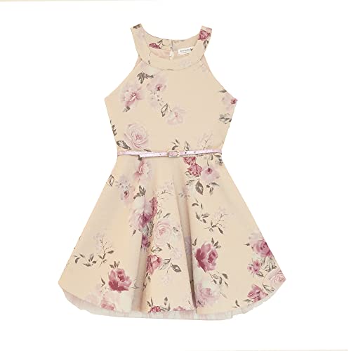 Beautees girls Sleeveless Skater Party Dress