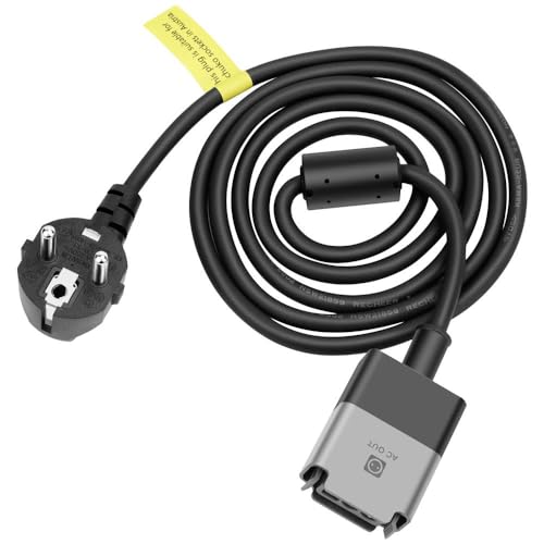 Cable AC EcoFlow de 5m para conectar tu batería en camping y exteriores
