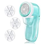 Fabric Shaver, Lint Remover for Clothes, Electric Lint Remover with 3 Replaceable Blades, Removes Fabric Pills, Rechargeable Sweater Defuzzer Pill Remover, Depiller Effectively Remove Pills, Lint