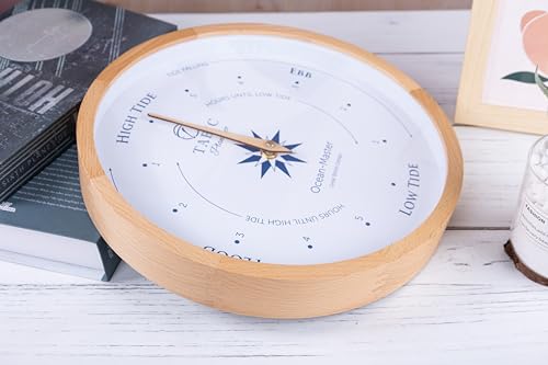 Tabic Planeteco Ocean Master Tide Clock, Stylish Home Decor Accessory with High-Low Tide Display, Elegant Wall Clock Design - Image 2