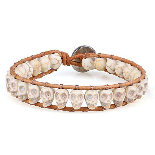 Pulseiras femininas com contas de cristal trançado da Kelitch em