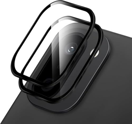 Image of 4YouQuality Camera Lens Protector Compatible with OnePlus 15R ( Black ) | 9H Tempered Glass Camera Guard | Military-Grade Protection | Scratch & Impact Resistant | HD Clear | Perfect Fit Design | Easy Installation | Pack of 1
