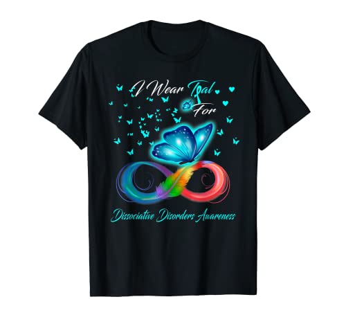 Photo de I Wear Teal For Dissociative Dissociative Disorders Awareness T-Shirt