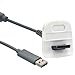 Price comparison product image Accessotech USB Charger Lead Cable for Microsoft Xbox 360 Wireless Gamepad Controller Grey