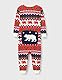 Hatley Unisex Bear & Moose Family Suits Pyjamaset, Infant Union Anzug-Navy Bear Fair Isle, 6 Monate